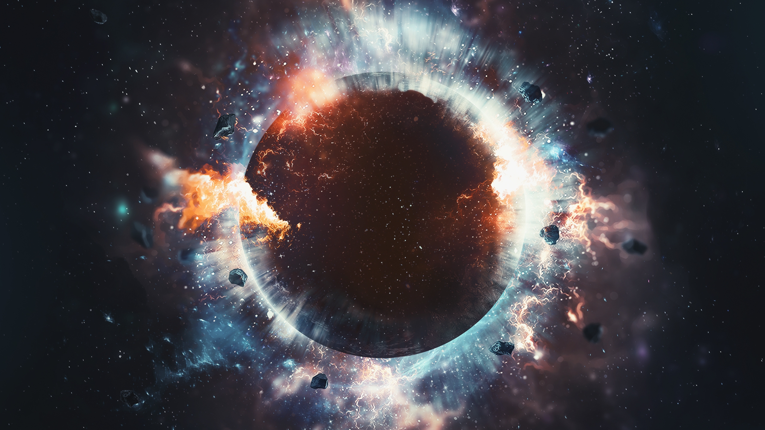 The exploding planet · 1920x640 Обложка профеля Вконтакте free photo from godlike and wallpaper