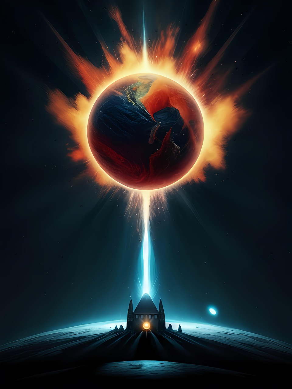 Download Planet Moon Earth. Royalty Free Stock Illustration Image