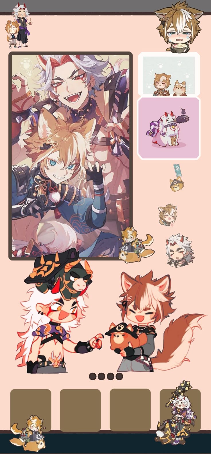 Itto x gorou wallpaper