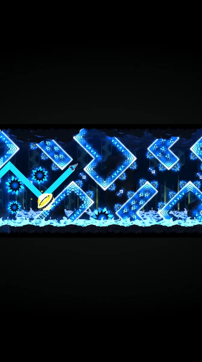 Geometry dash tidal wave wallpaper