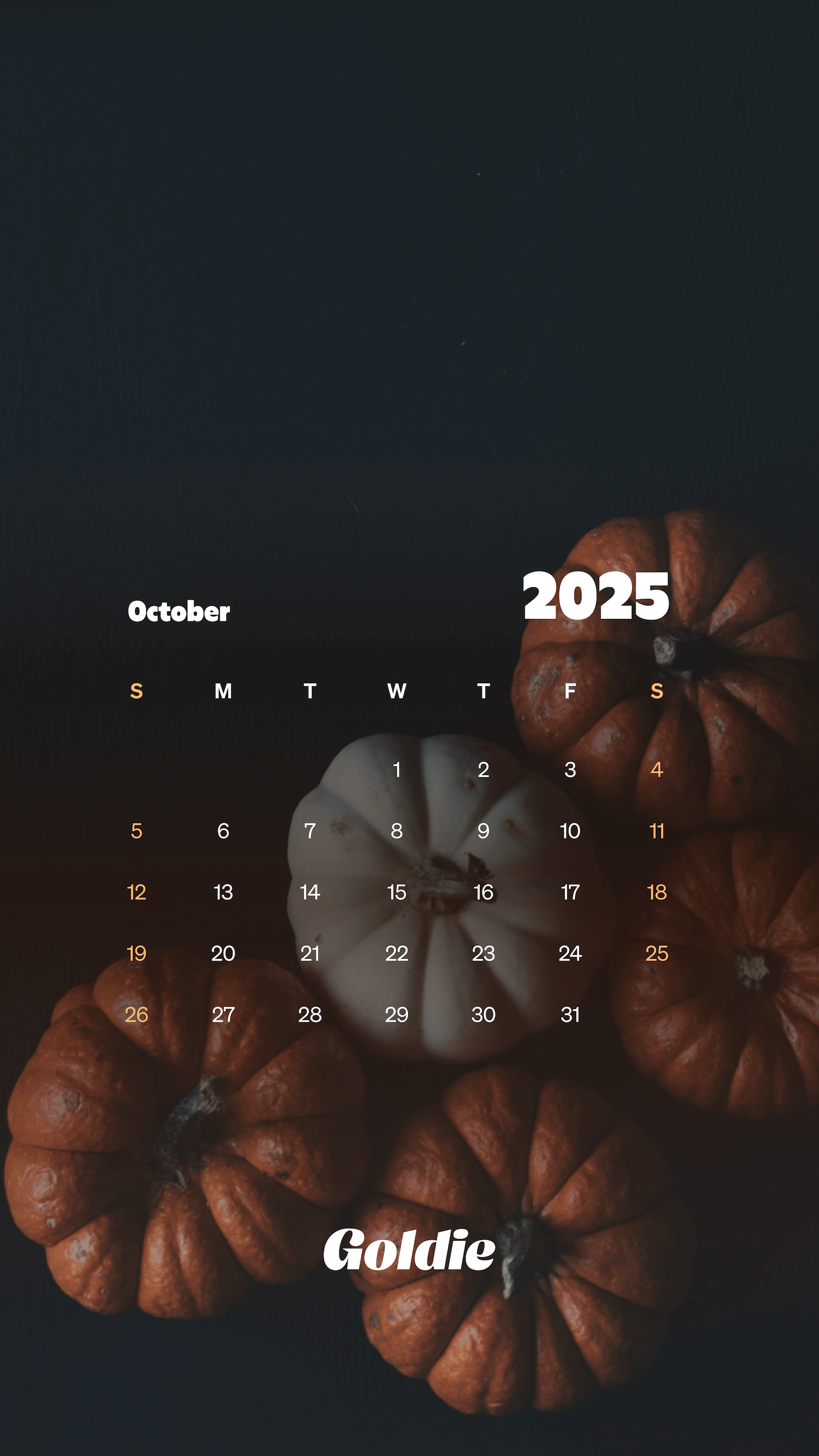 Free October 2025 Wallpaper Calendars