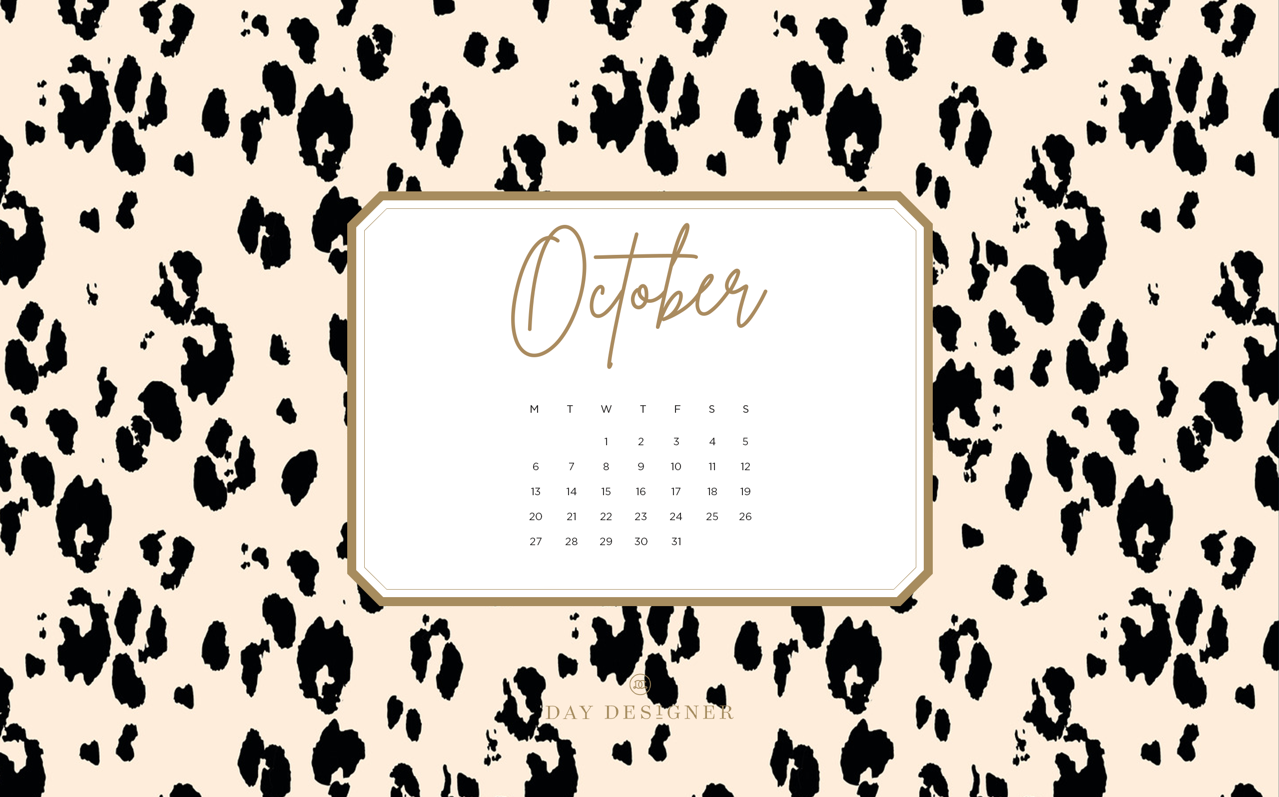 Free Digital Calendar Wallpaper