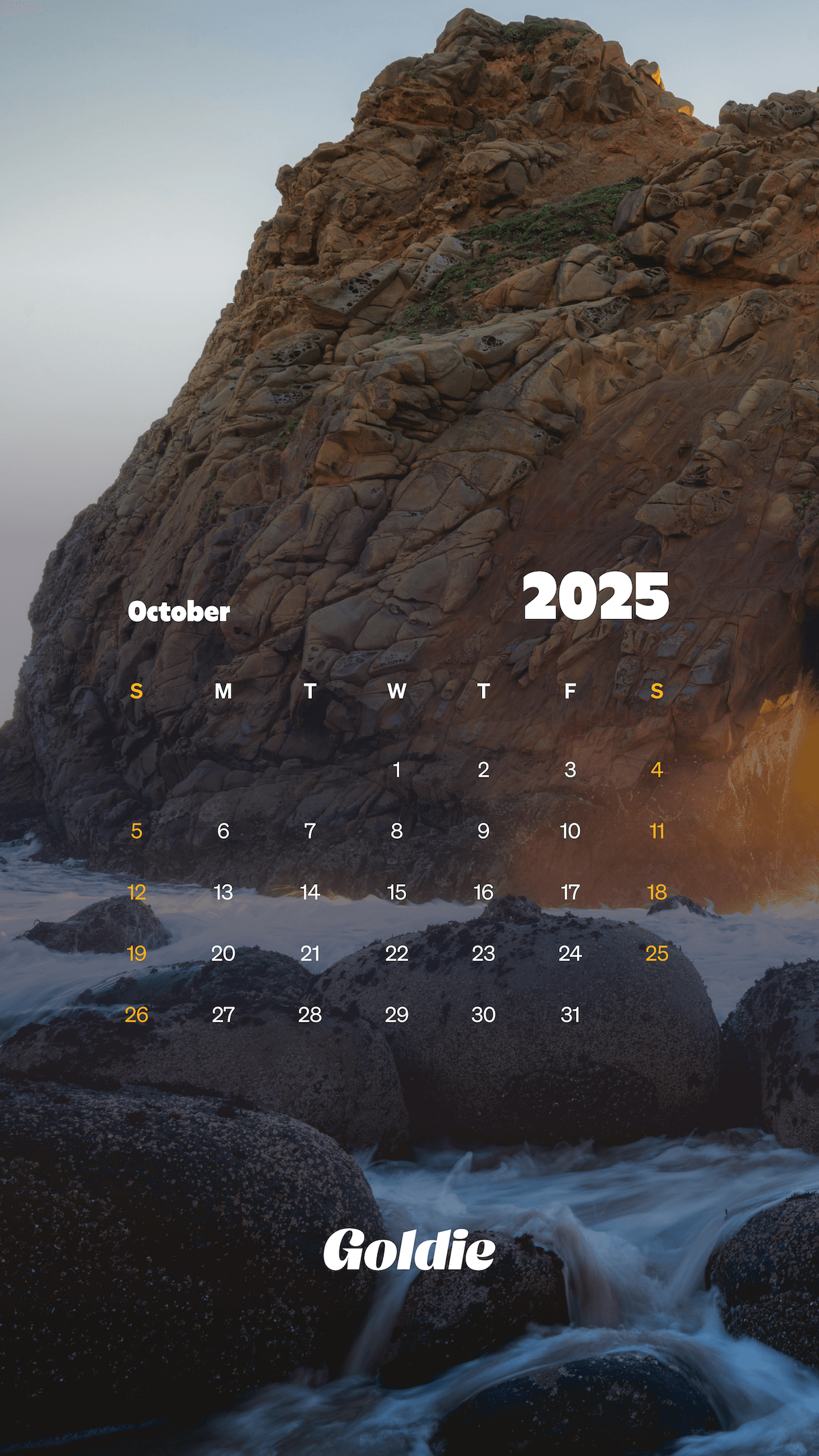 Free October 2025 Wallpaper Calendars