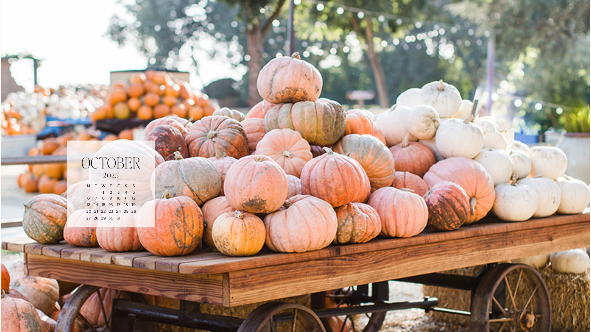 October Tech Background for your Phone and Desktop