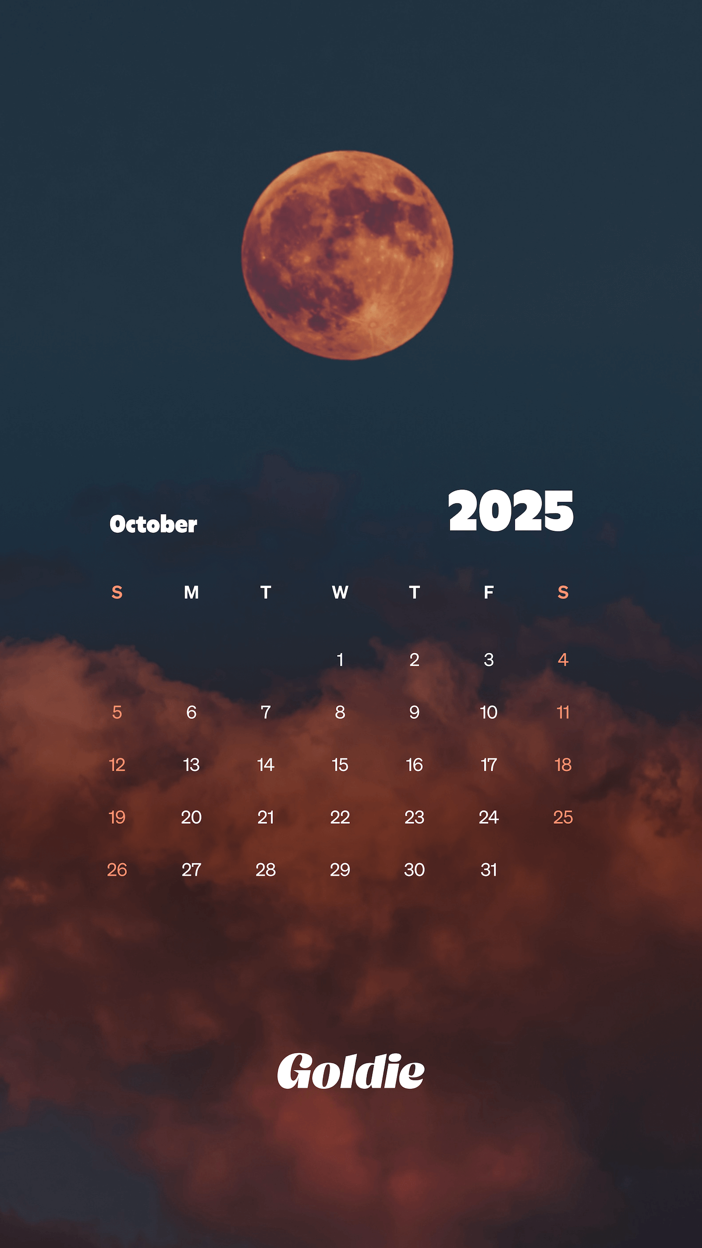 Free October 2025 Wallpaper Calendars