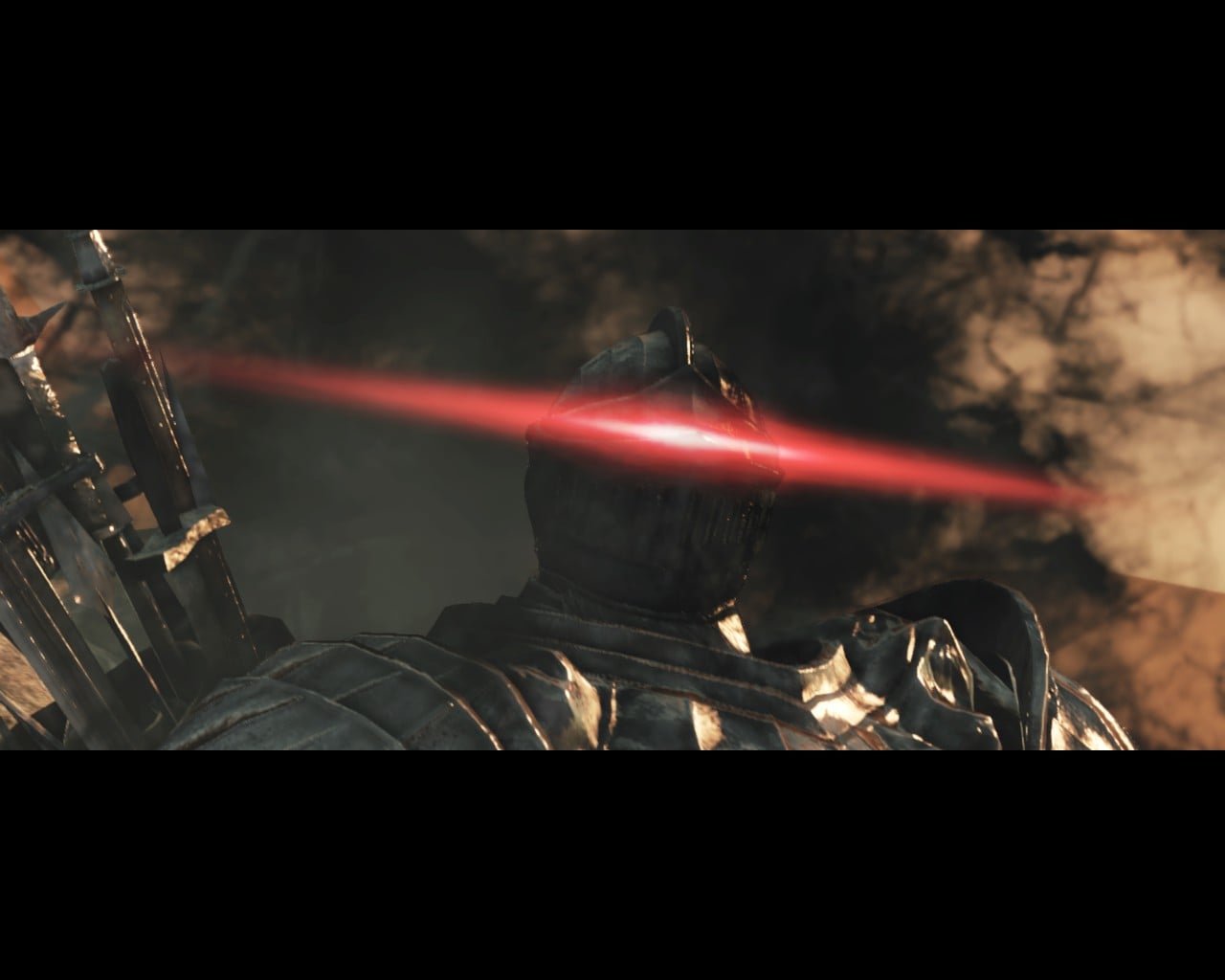 Here is a cool screenshot that i took from the Pursuer boss fight