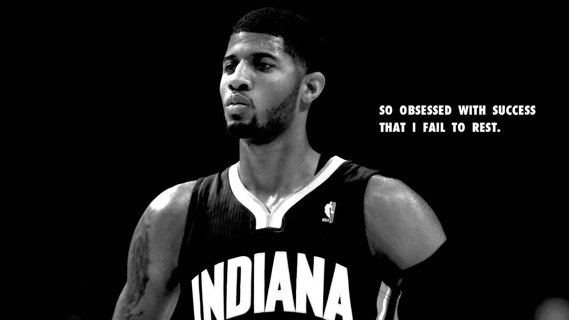 Download Black Basketball Paul George Wallpaper