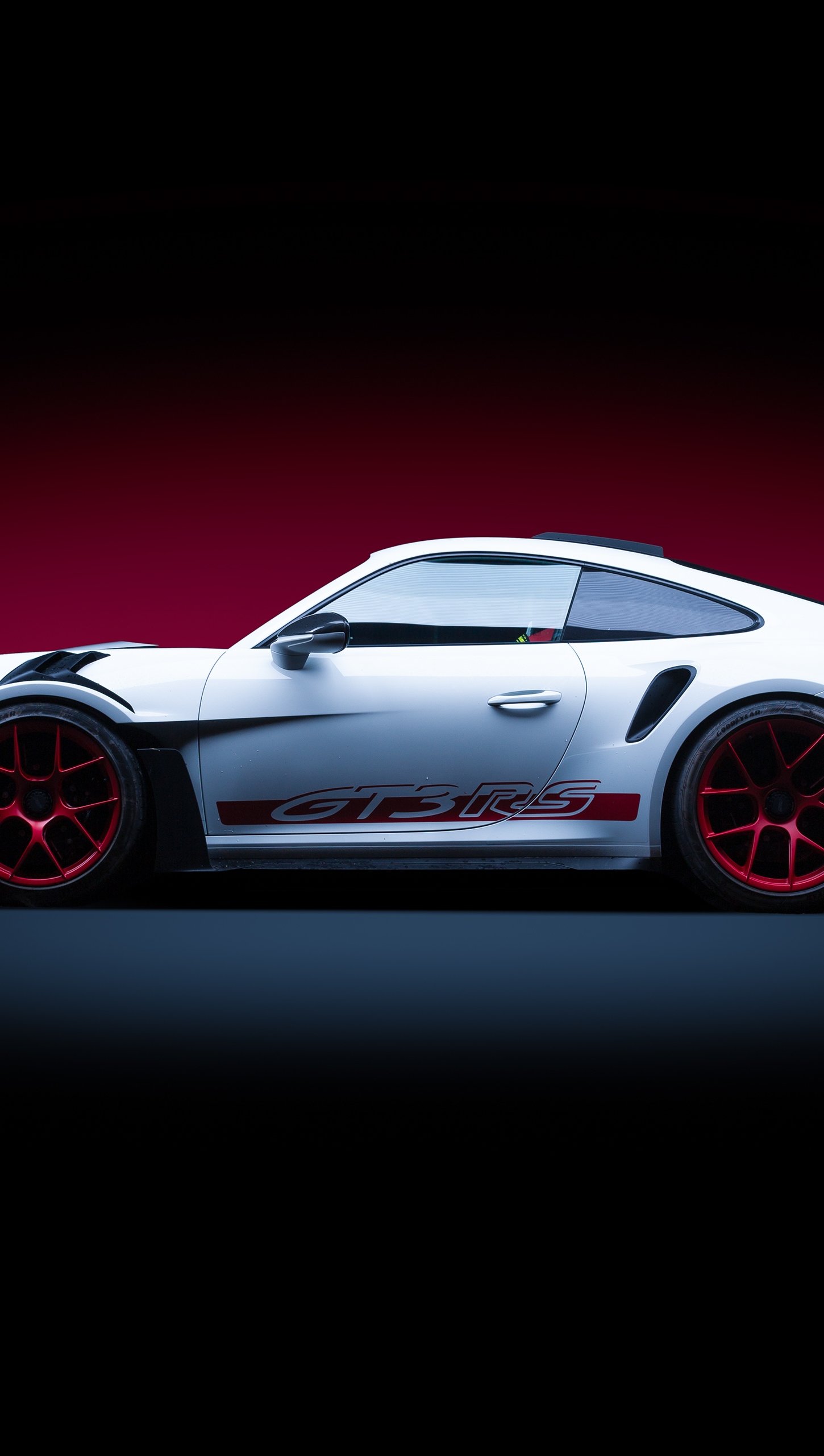 Porsche 911 GT3 RS White Wallpaper 4k for iPhone and Mobile Phone