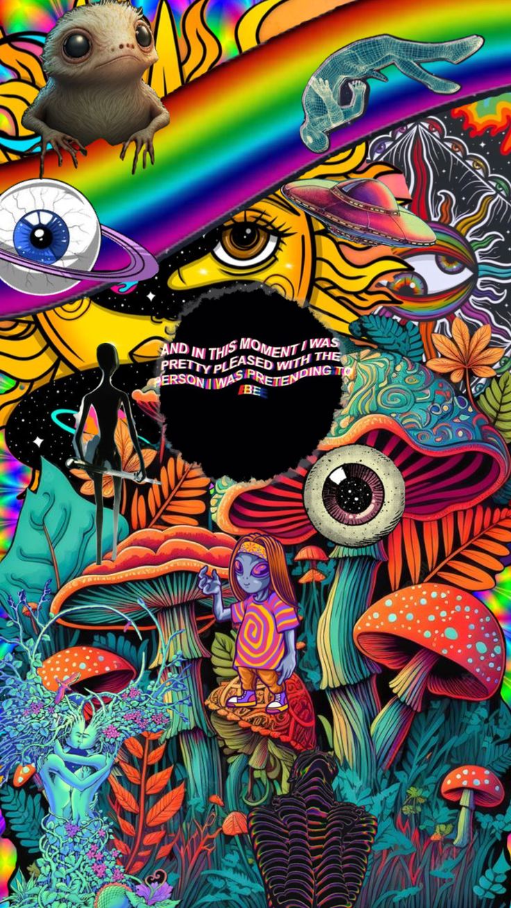 Trippy iphone wallpaper, Trippy wallpaper, Edgy wallpaper