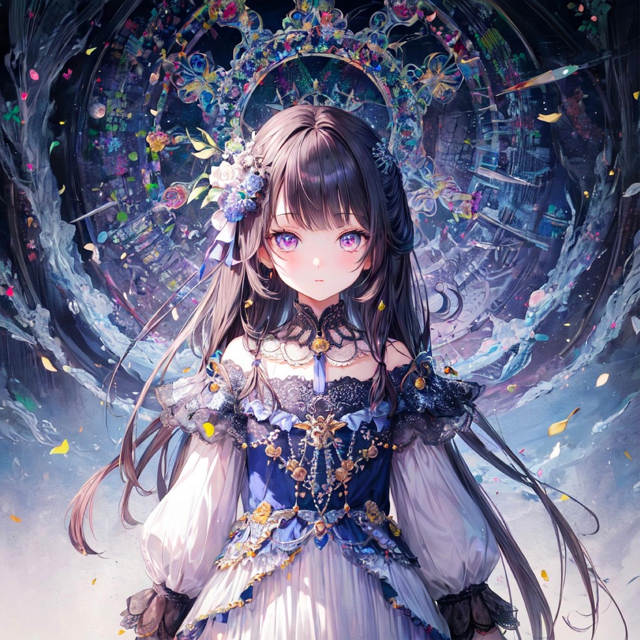 Download Girl Anime. Royalty Free Stock Illustration Image