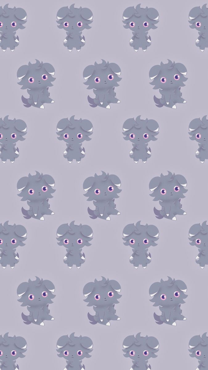 Espurr Pokémon iPhone wallpaper