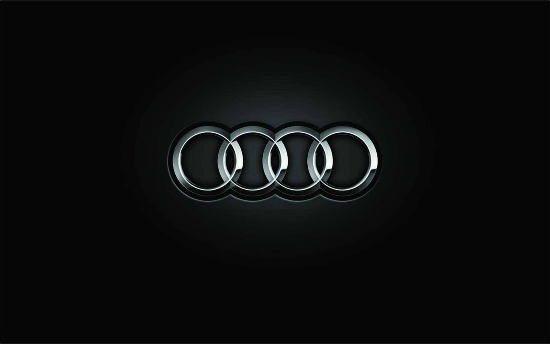 Download Audi Logo For Car Brands Wallpaper