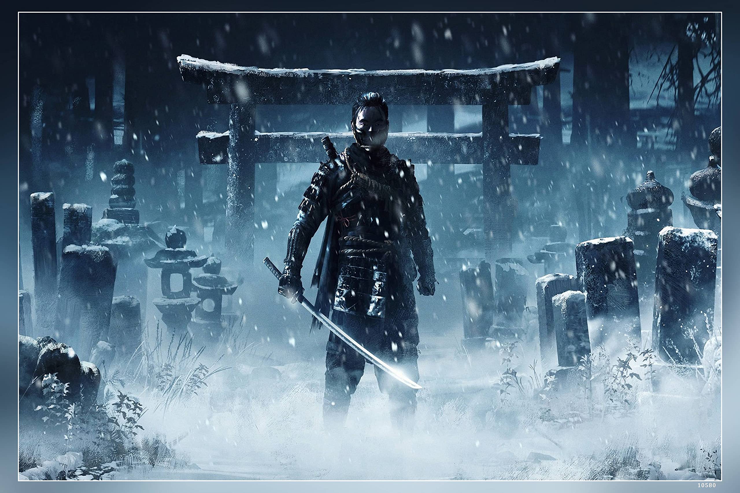 Poster Villa Ghost Of Tsushima Samurai Winter Sword Warrior HD Matte Finish Paper Poster Print (Multicolor) PV 7765, Amazon.in: Home & Kitchen