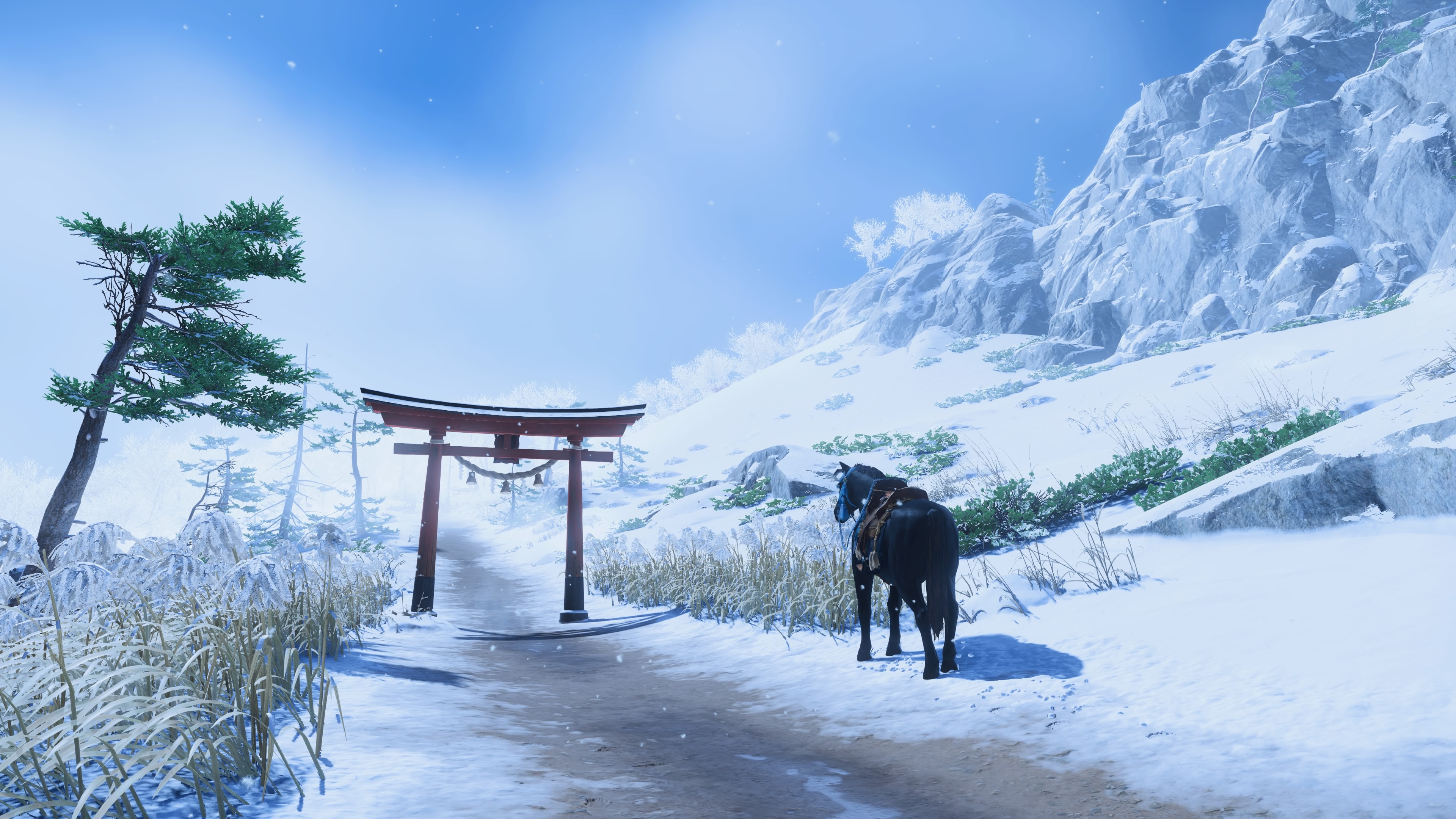 PlayStation UK not to buy Christmas cards this year and just make my own in Ghost of Tsushima
