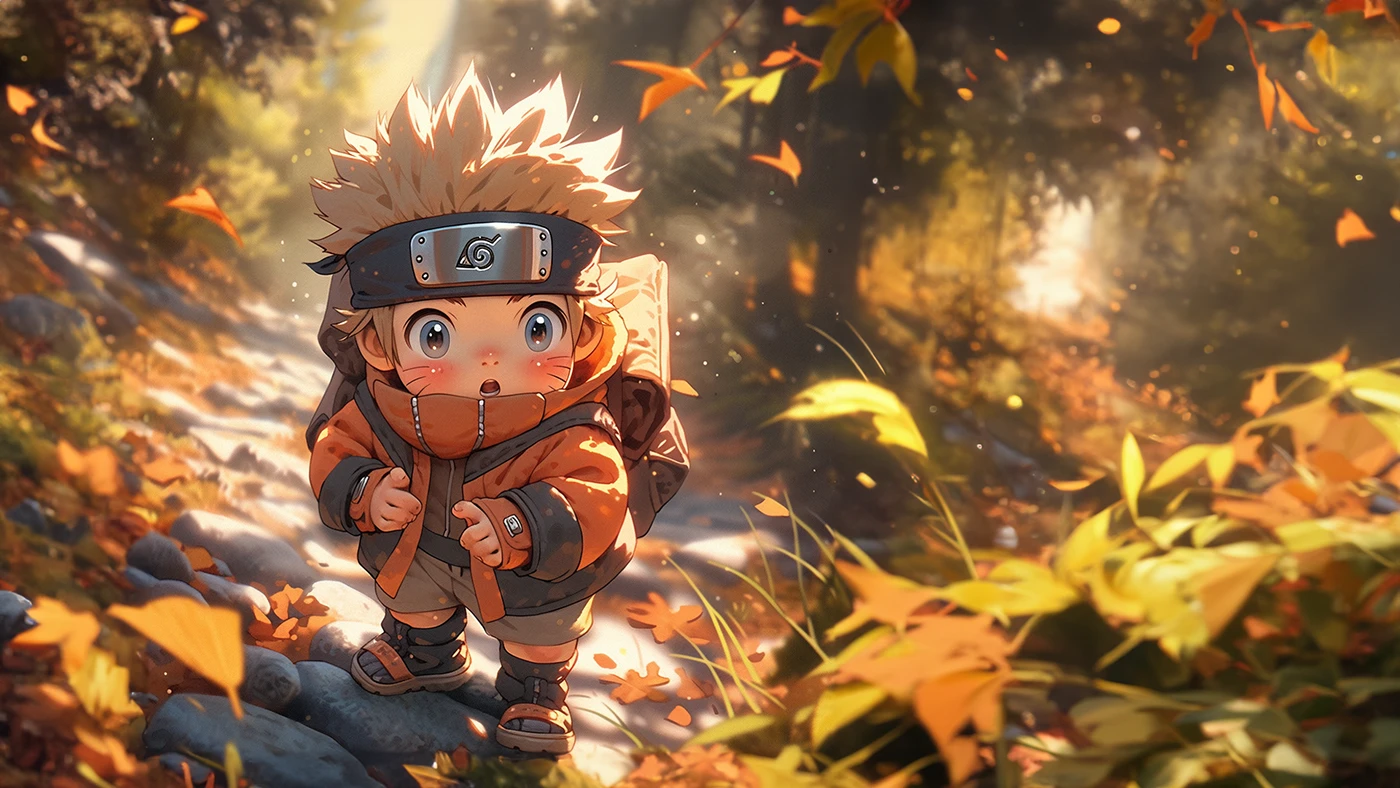 Naruto Autumn Wallpaper with Psd + AI - Behance