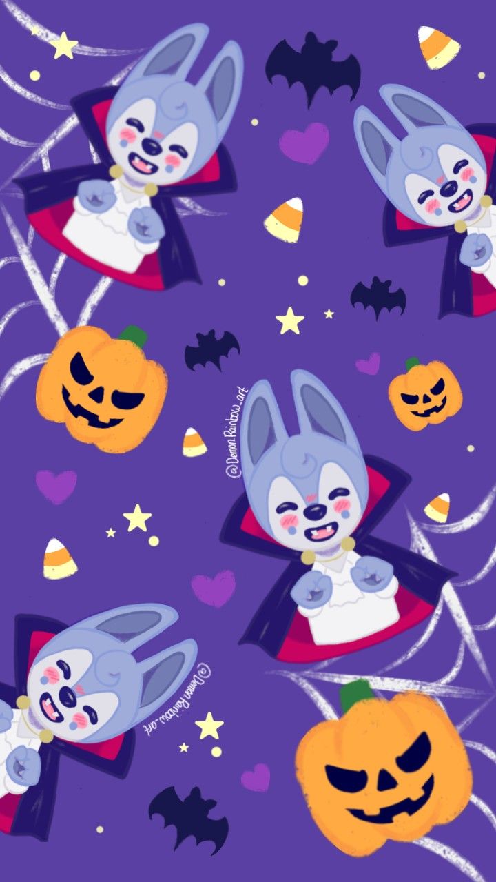 Wallpaper Wolf Chan Halloween