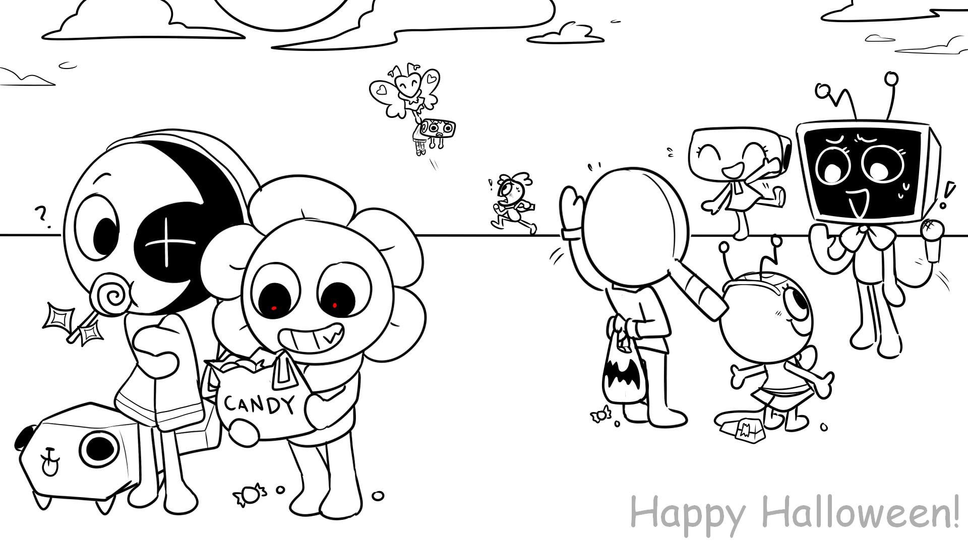 Official Halloween Art From The Bunch Crunch Discord, R DandysWorld_