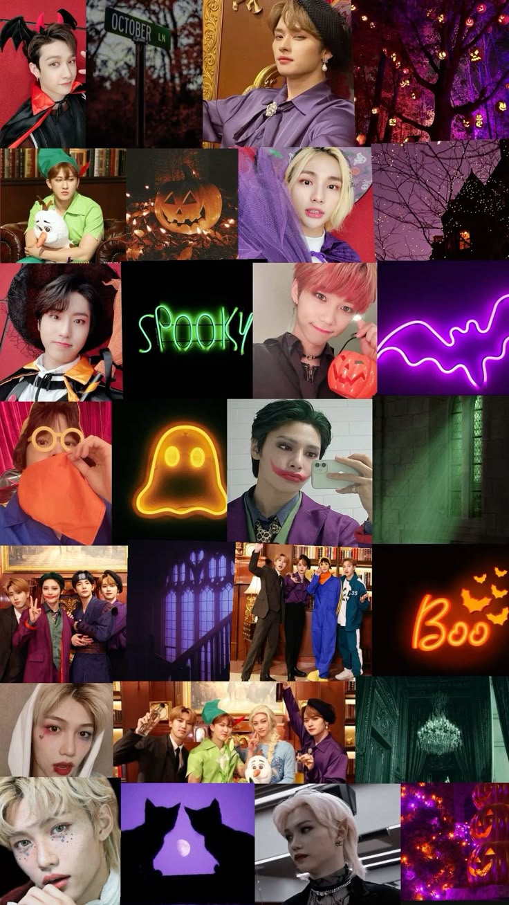 Stray kids Halloween wallpaper
