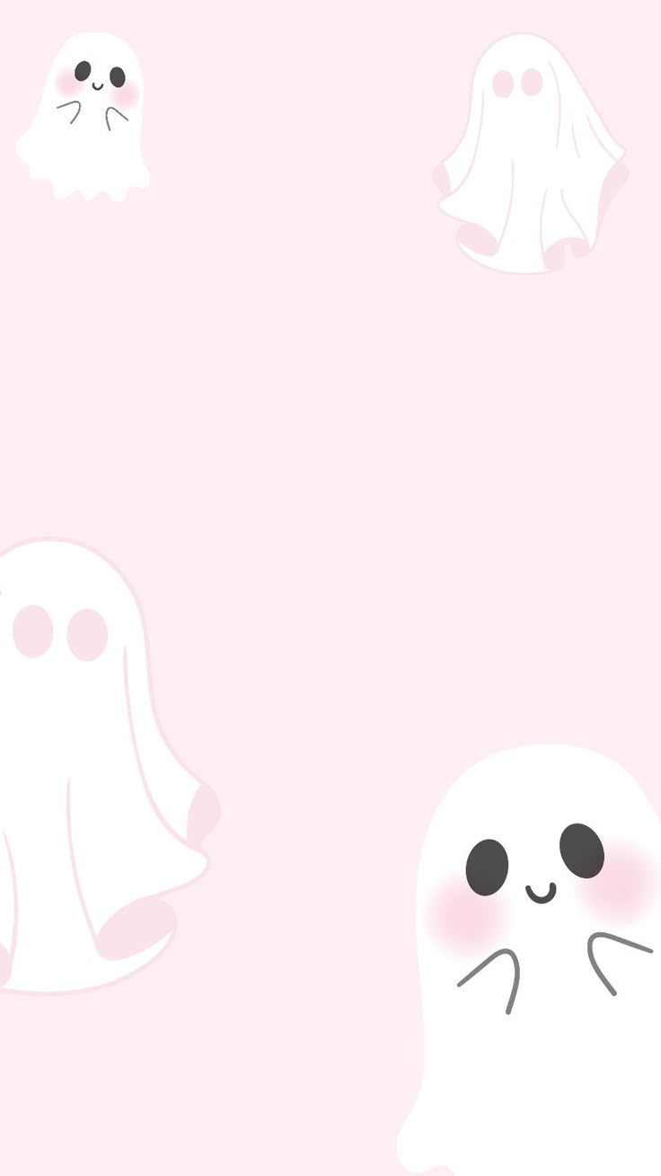 Pink ghost background