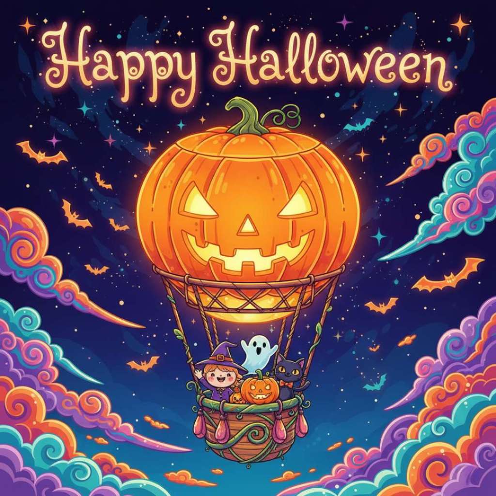 Happy Halloween Image. Creative And Colorful Image For Everyone