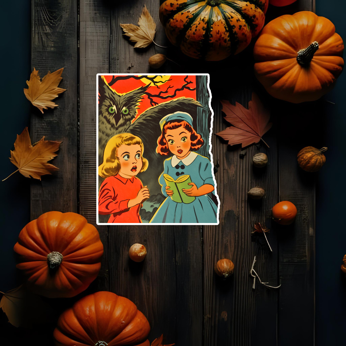 2025 Halloween Sticker Collection VINTAGE