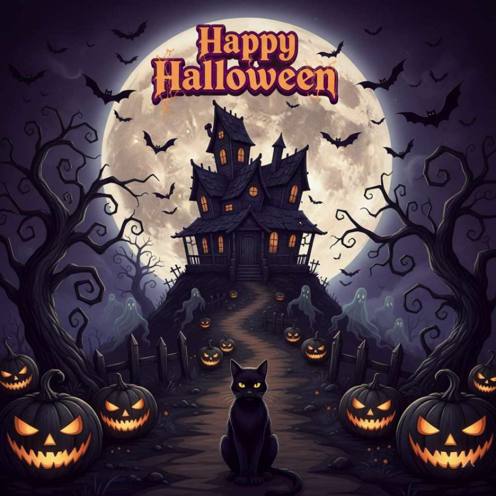 Happy Halloween Image. Creative And Colorful Image For Everyone