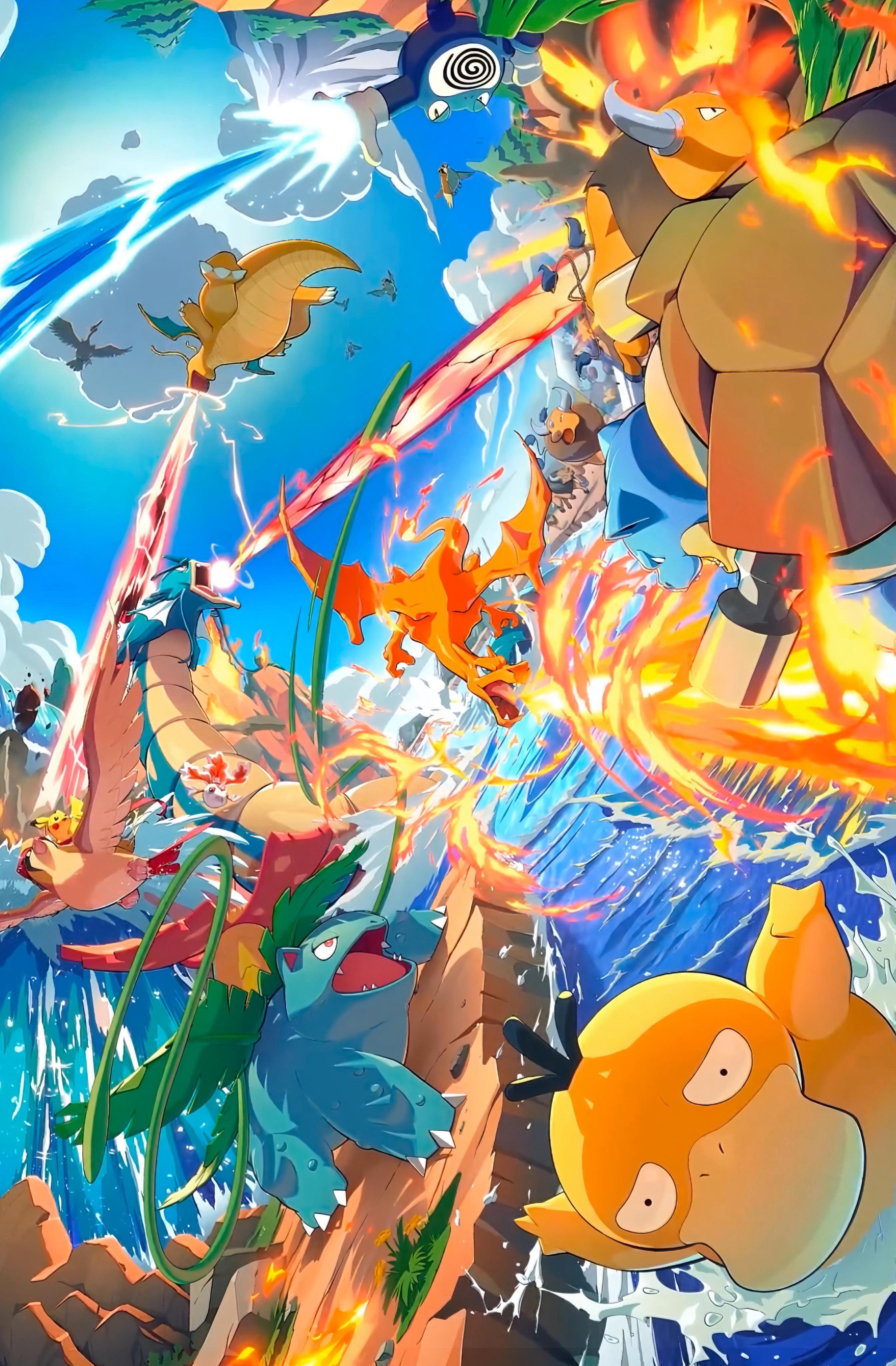 Some Textless Full Pokémon Card Arts That You Can Use As Wallpaper Lockscreen