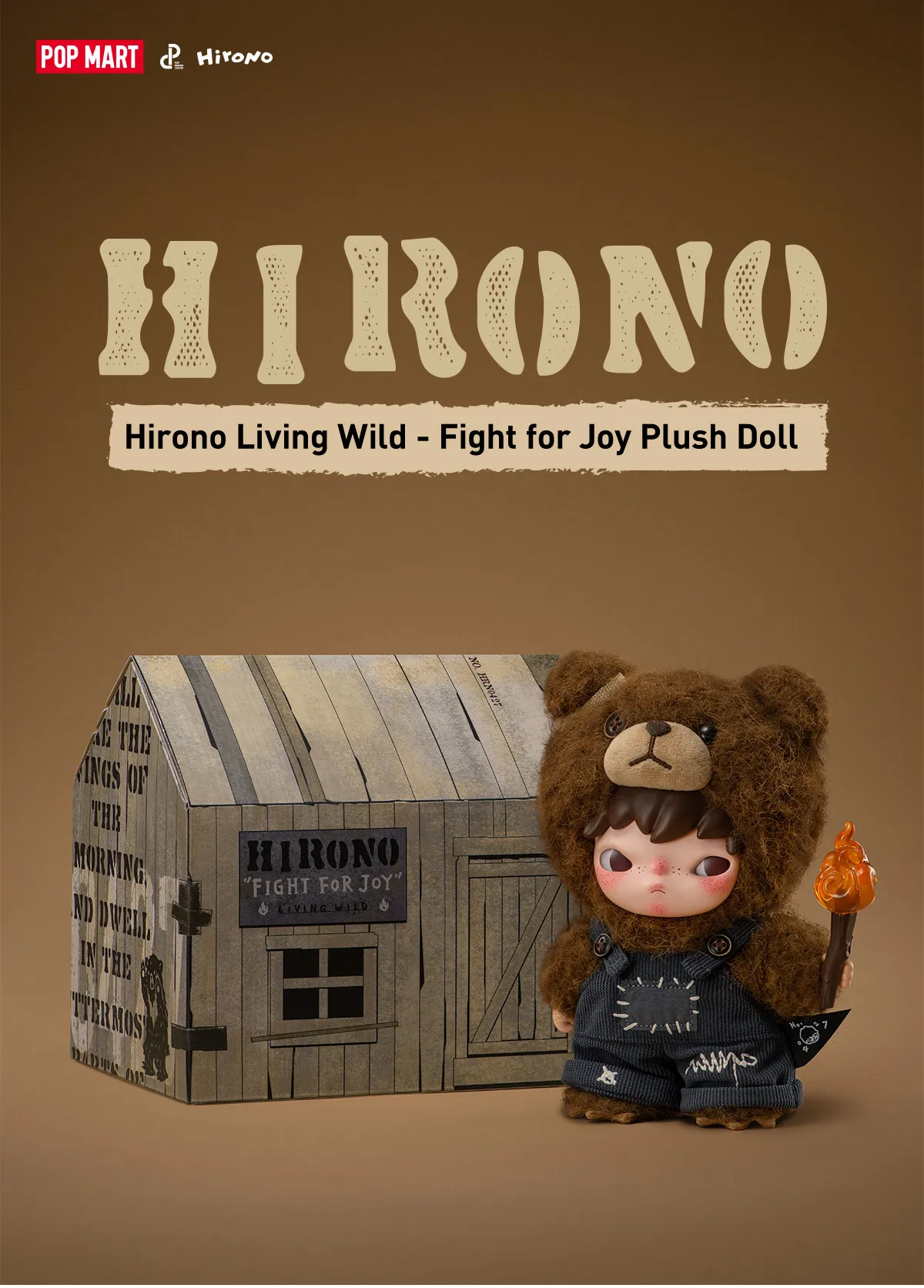 Hirono Living Wild Fight For Joy Plush Doll MART (United States)
