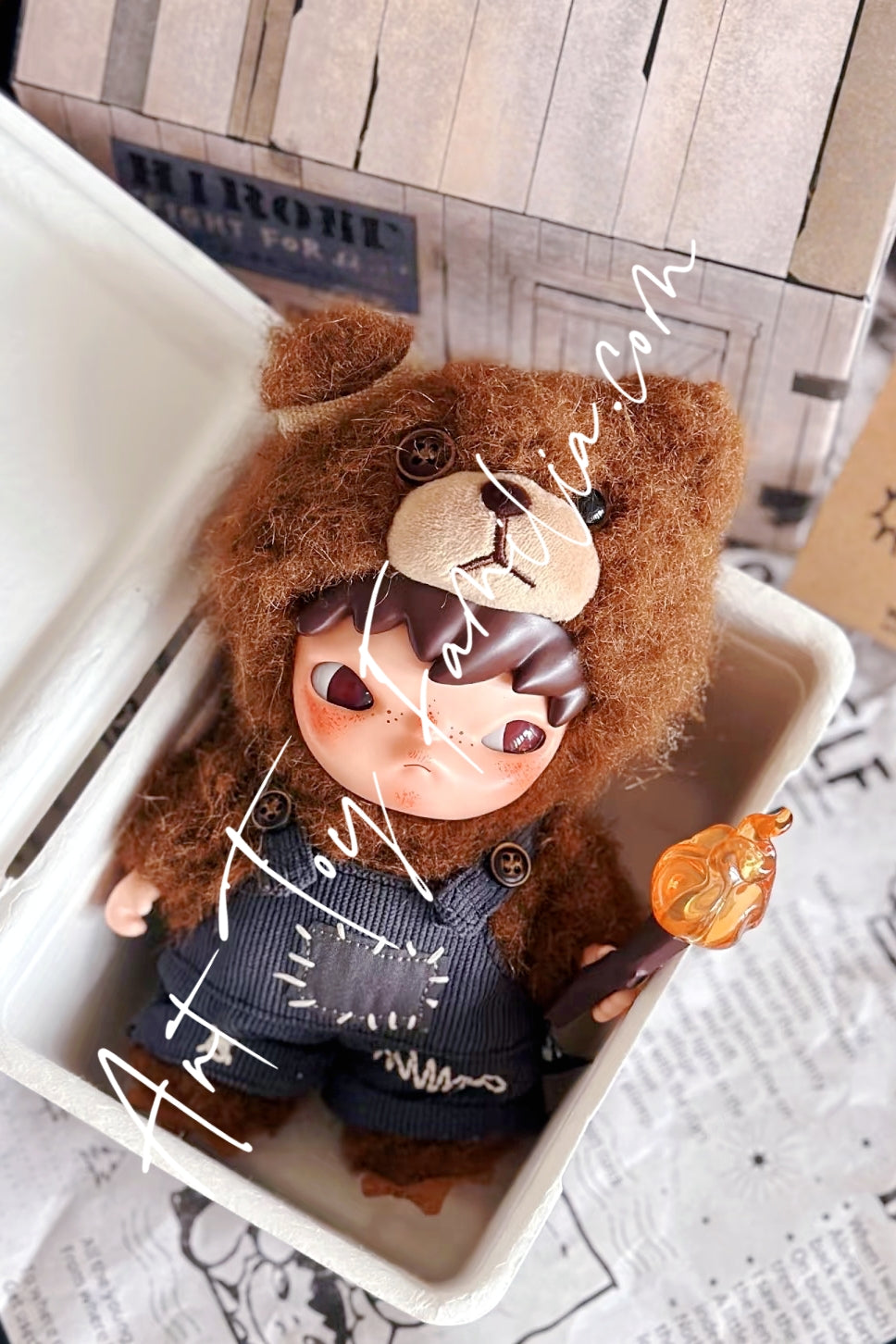 Hirono Living Wild Fight For Joy Plush Doll 为喜乐而战毛绒公仔