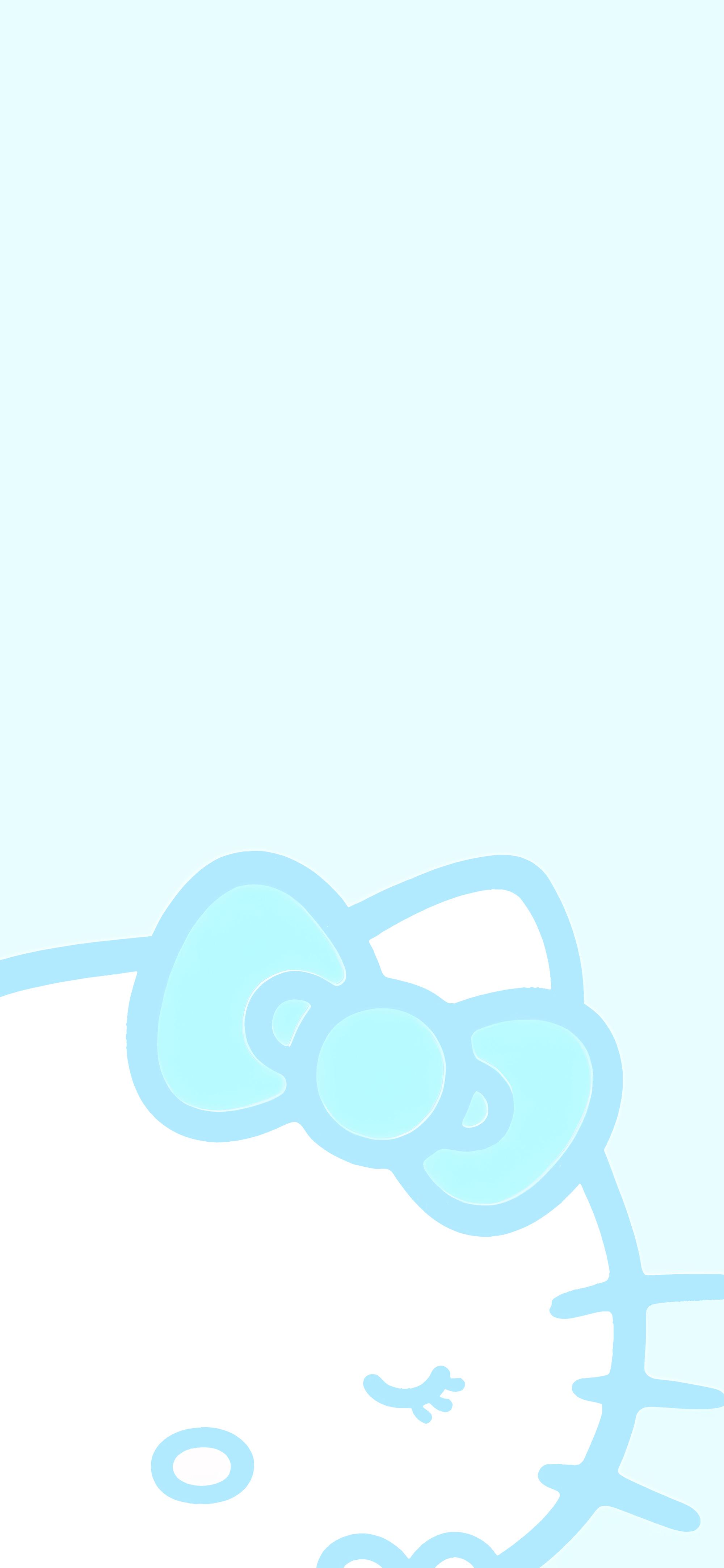 Cute Hello Kitty Blue Wallpaper HD Wallpaper for iPhone