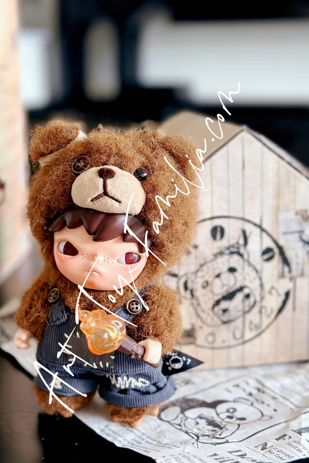 Hirono Living Wild Fight For Joy Plush Doll 为喜乐而战毛绒公仔