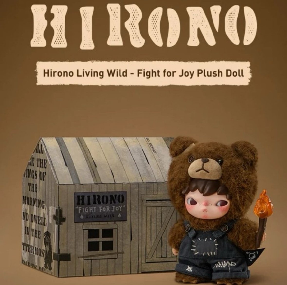 Pop Mart Hirono Living Wild Fight for Joy Hand & Ready to Ship