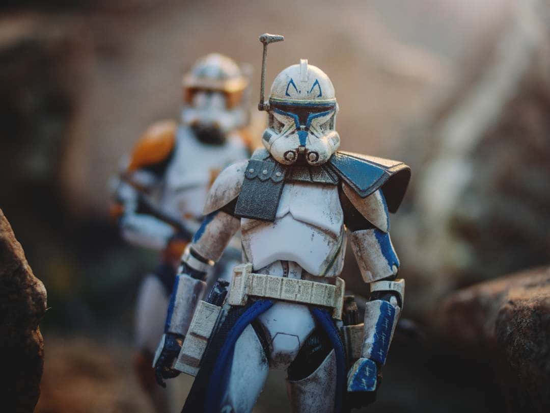 Download Captain Rex, Leader Of The Clone Troopers Wallpaper