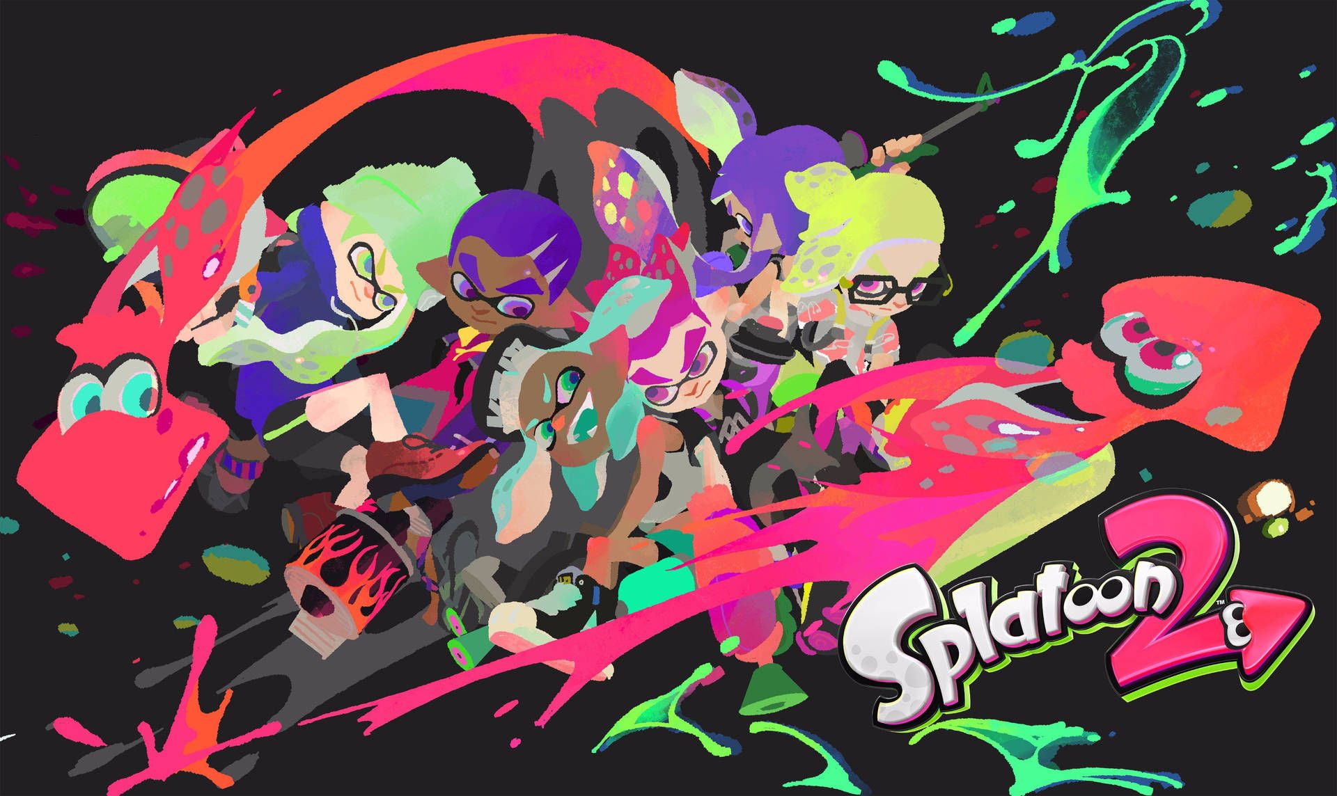 Splatoon Wallpaper, HD Splatoon Background on WallpaperBat