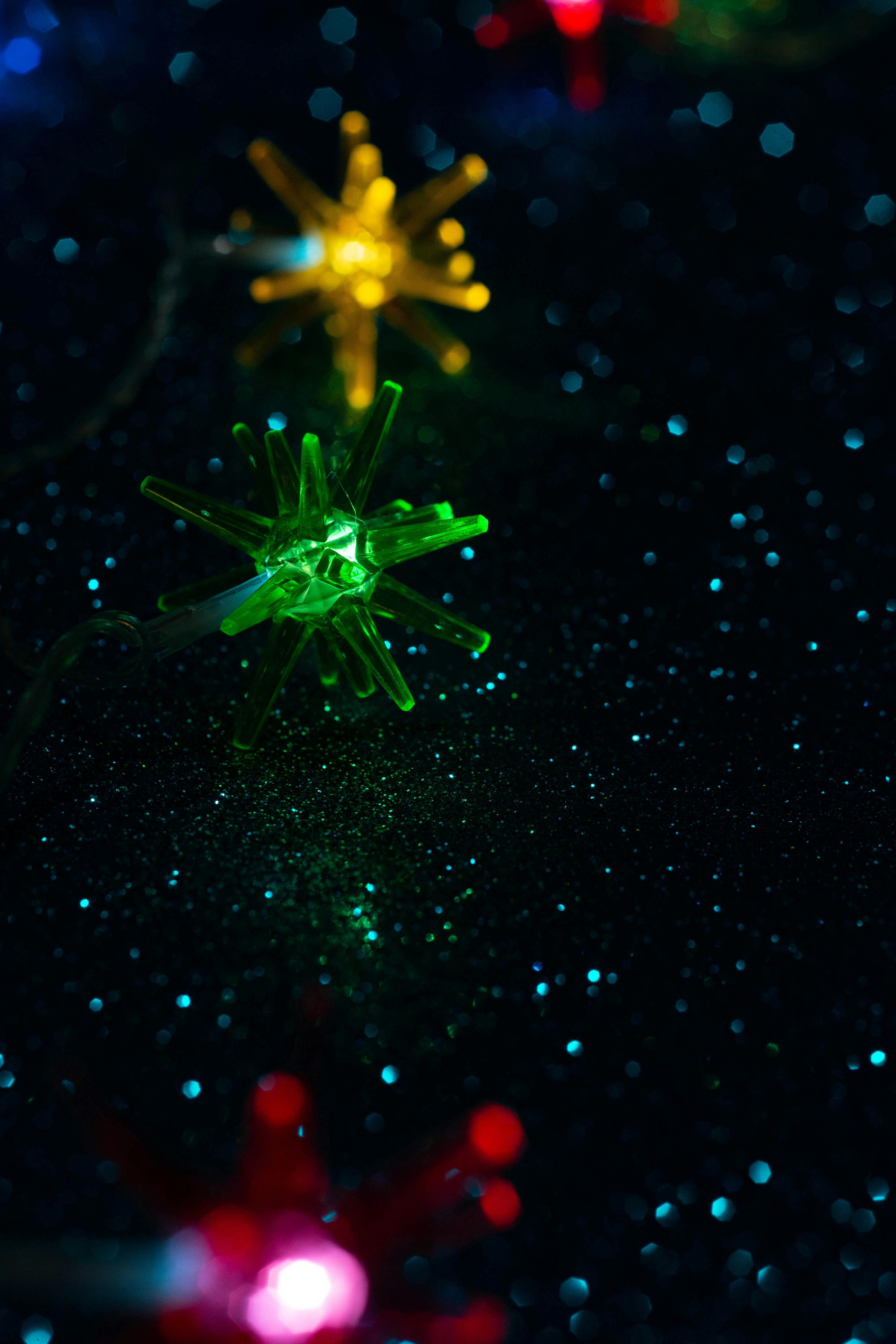 Close up of Christmas Lights · Free