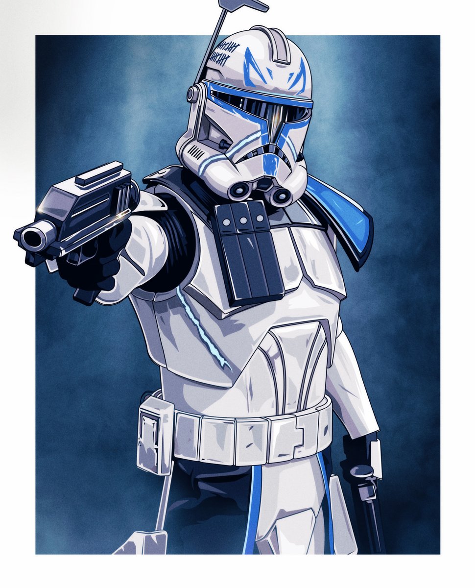 super_scoundrel Captain Rex portrait in honor of returing!