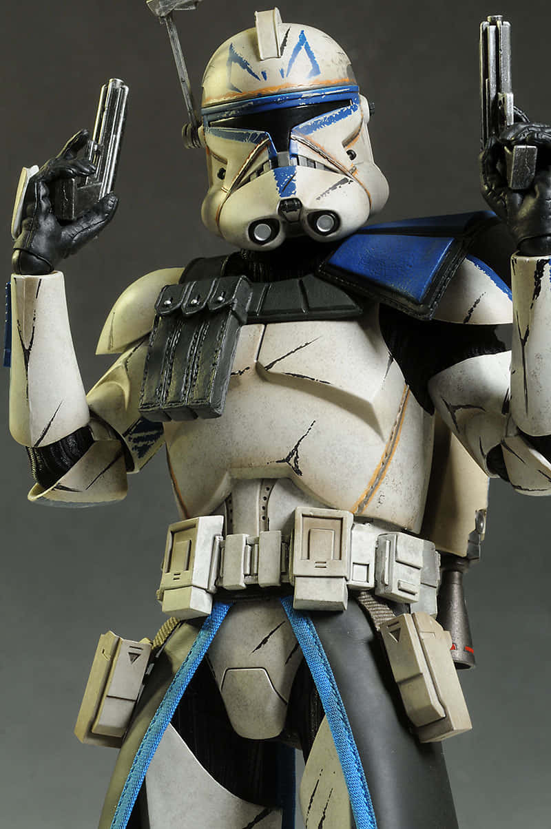 Download Clone Captain Rex In Battle Wallpaper