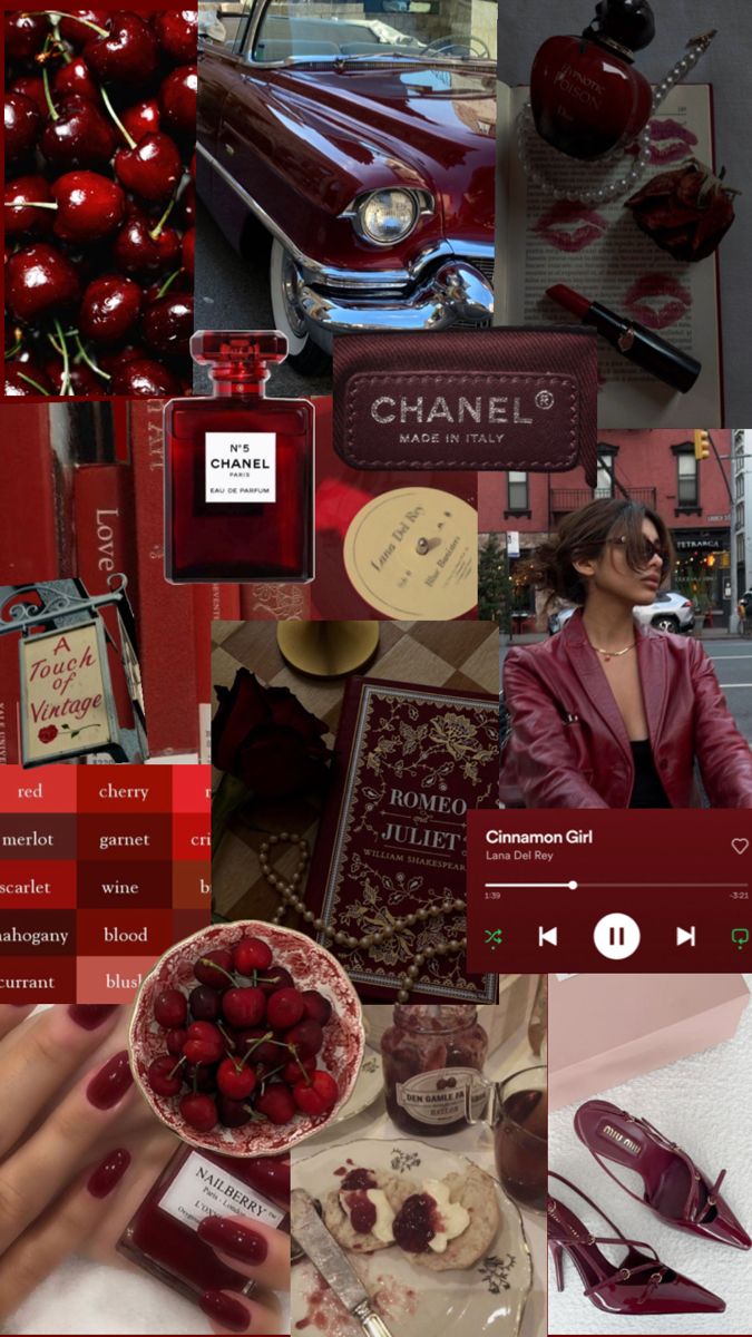 Cherry red colour pin cause it's pretty