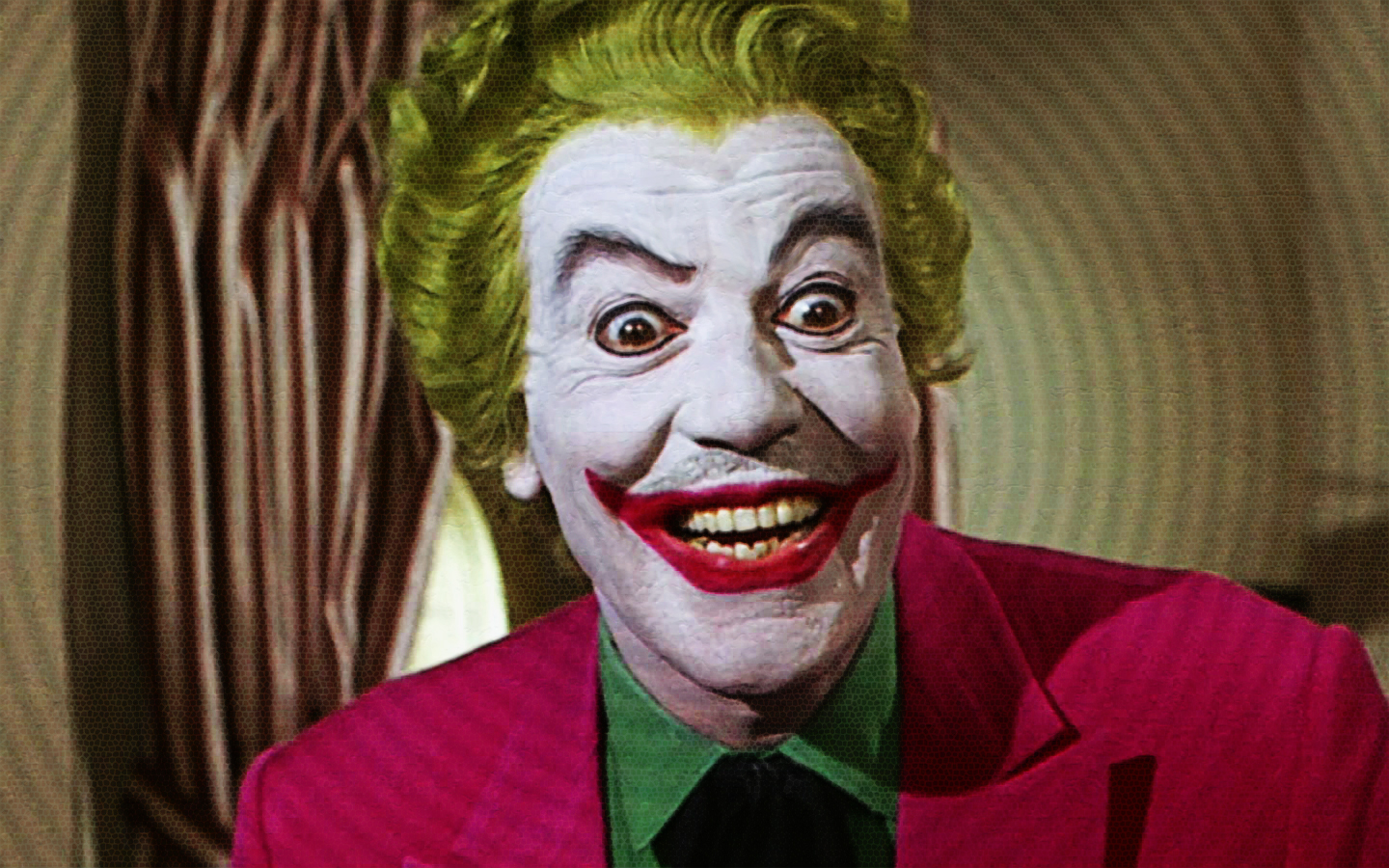 Review and photo of the Joker Cesar Romero 1966 Batman TV show statue