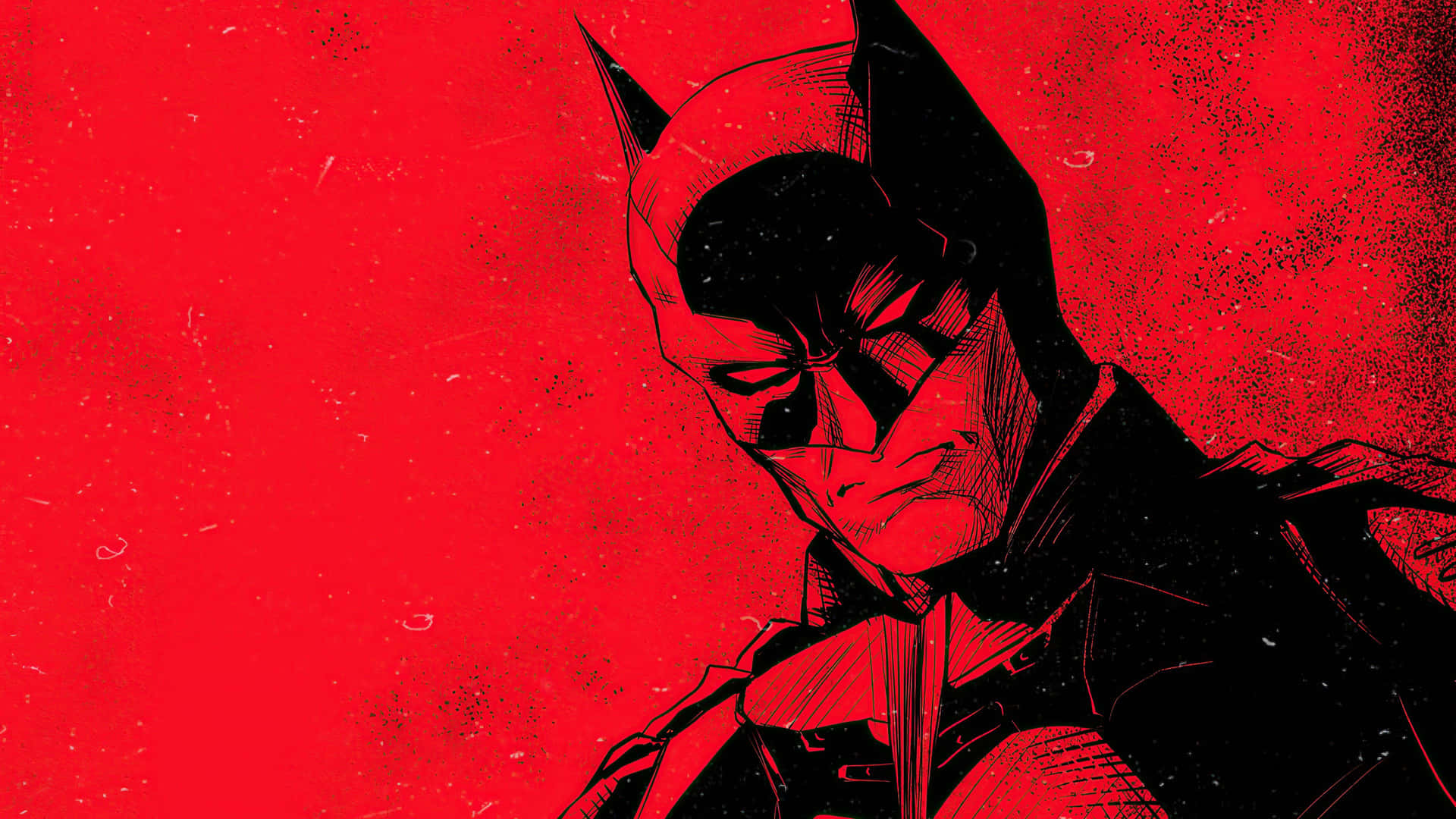 Download Batman Tablet Red And Black Aesthetic Wallpaper