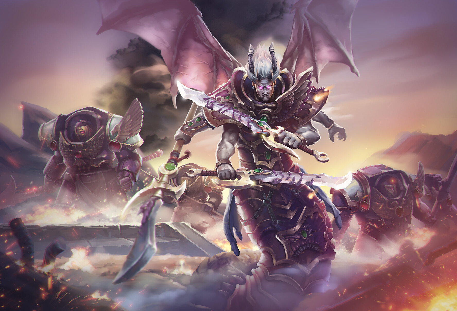 Vitaly Perevoshikov during the Siege of Terra