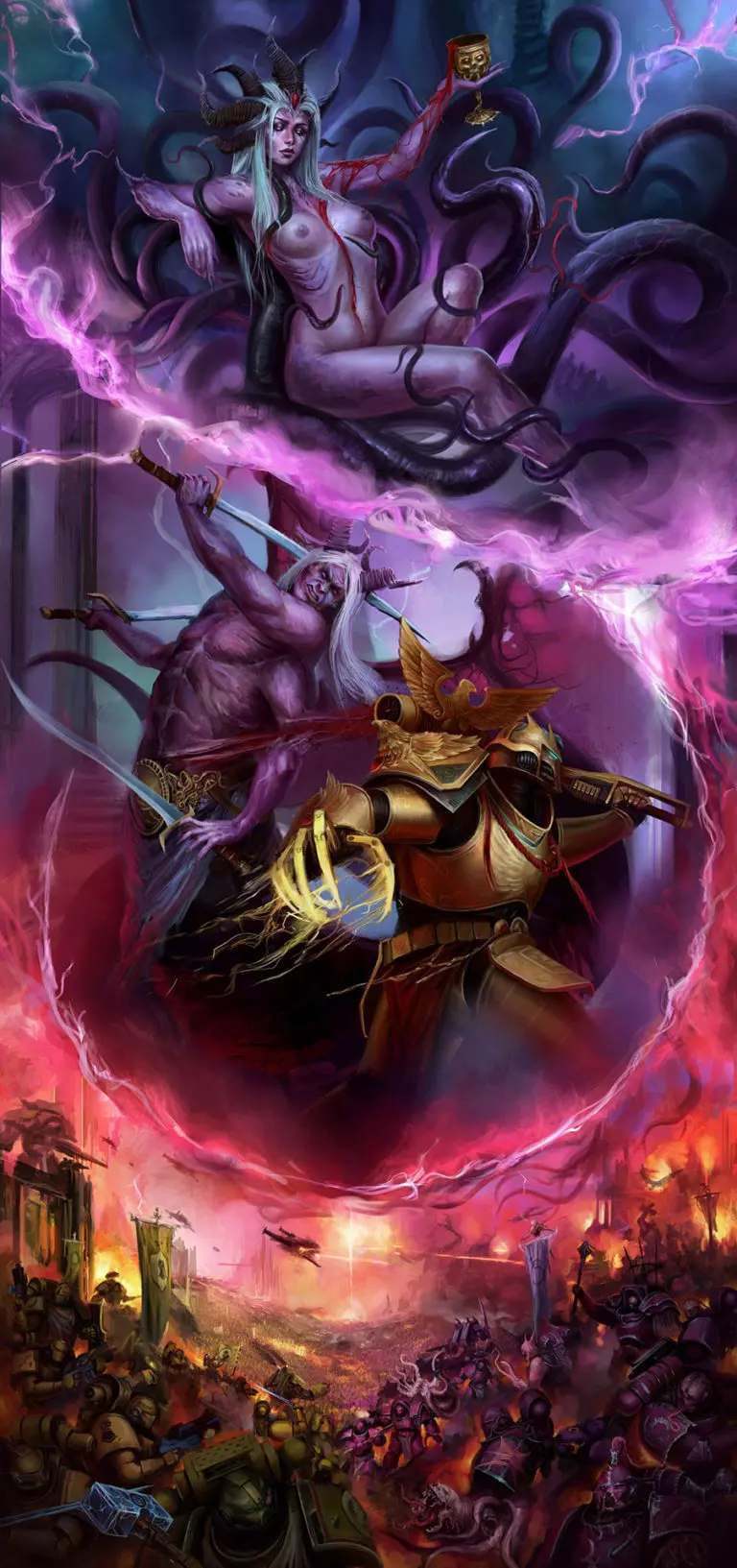 Fulgrim Warhammer 40K Artwork