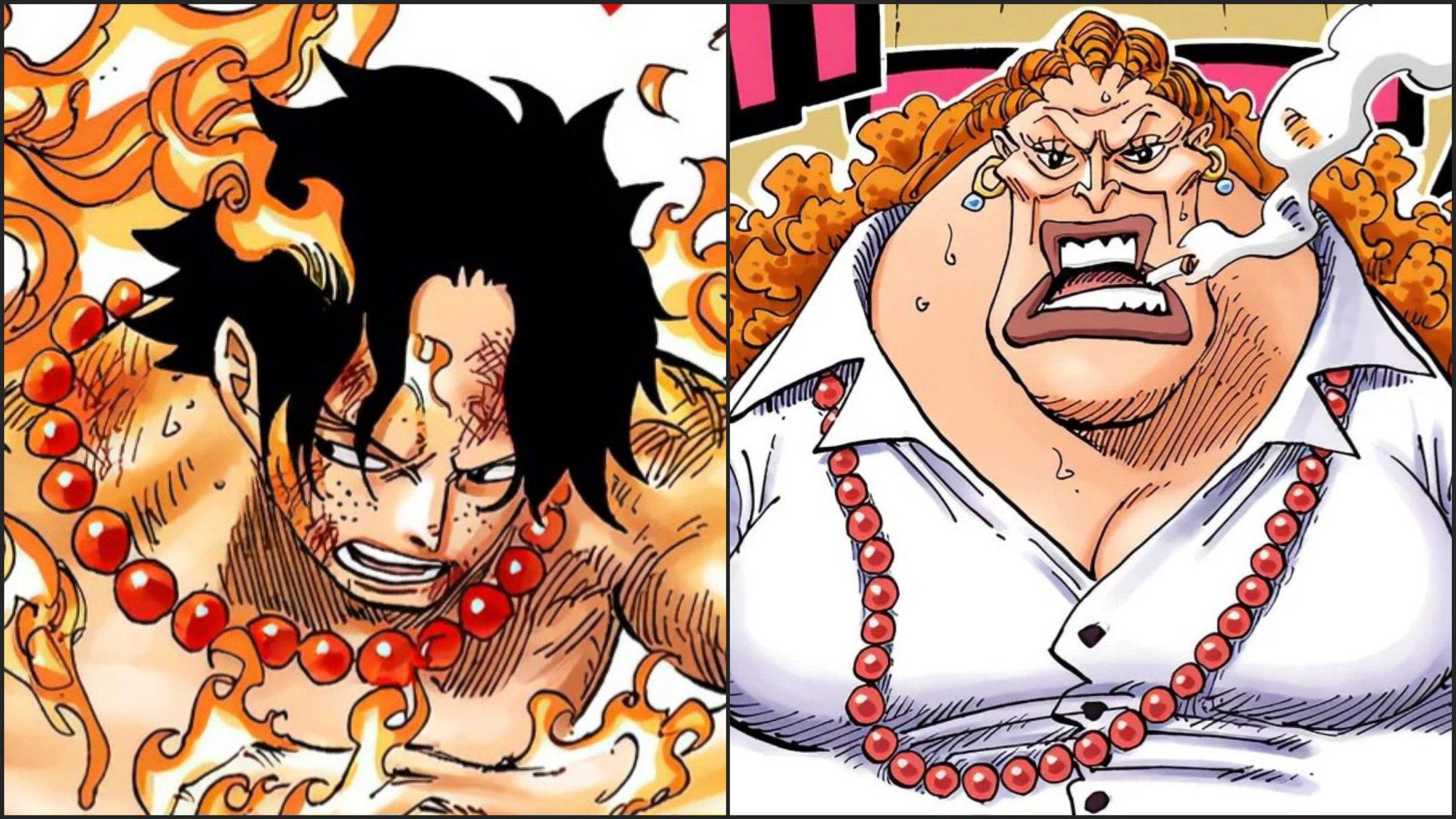 I love how Ace wore as a tribute to Dadan the same necklace