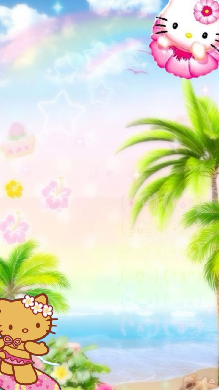 Pretty wallpaper. Hello kitty iphone wallpaper, Hello kitty
