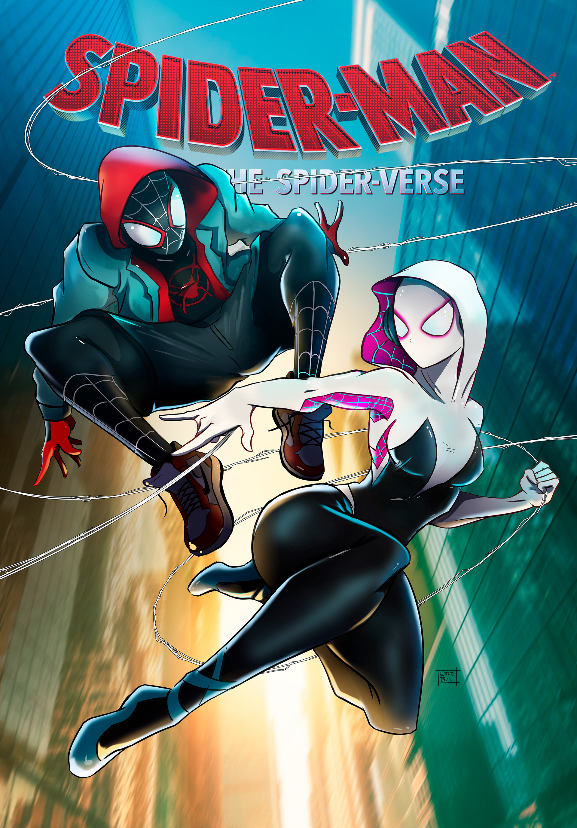 Miles and Gwen. Image - Behance