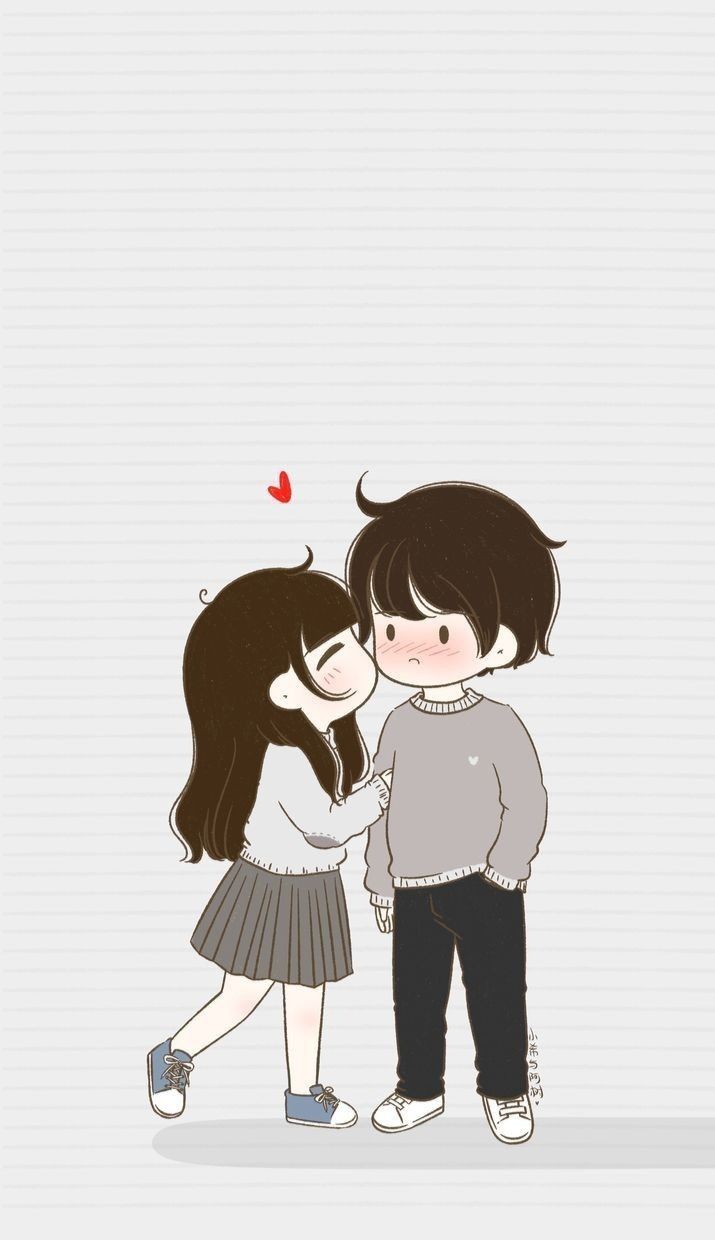 Cute Couple Cartoon