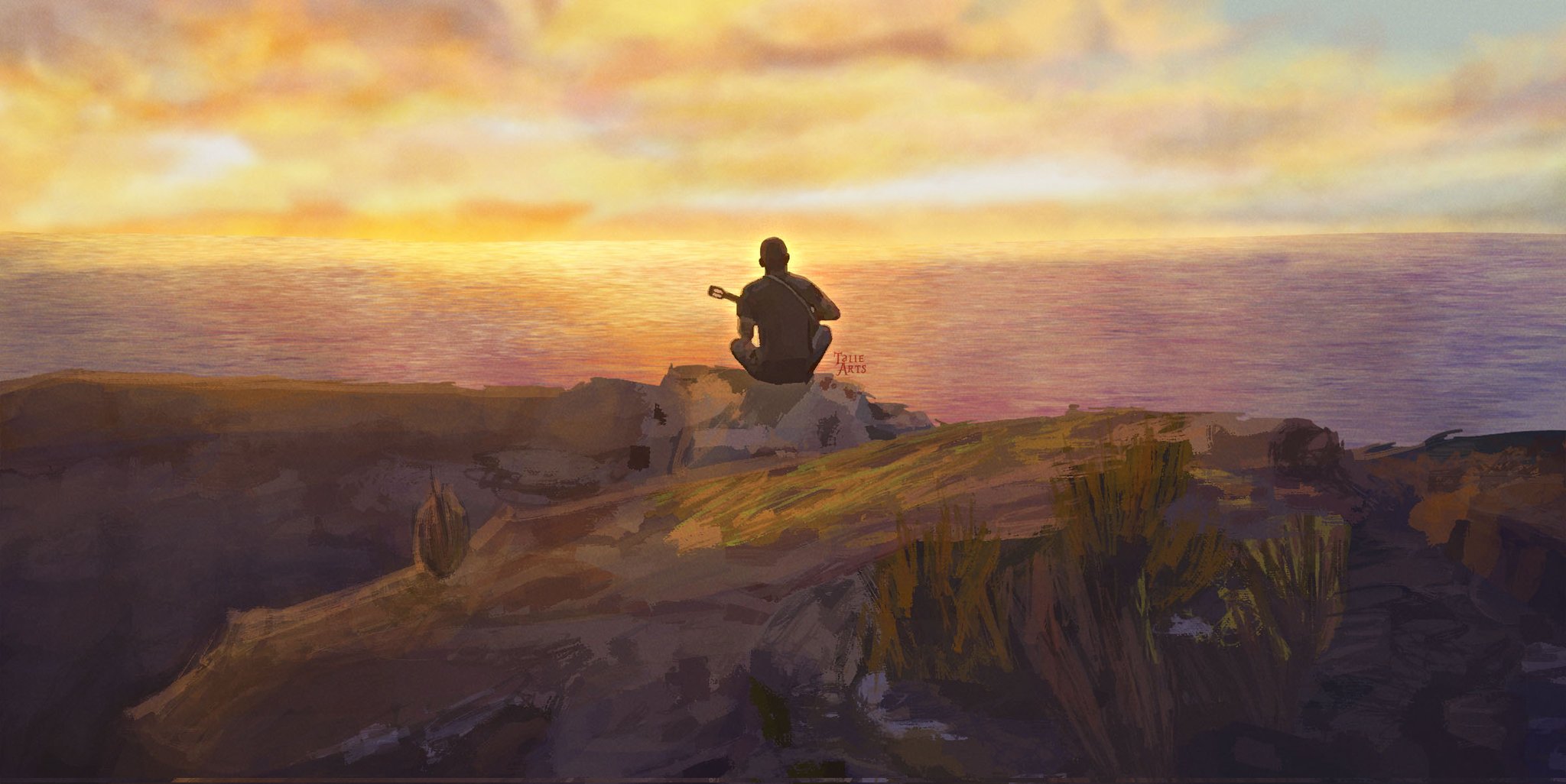 Talie Arts So Few So Proud So Emotional Paladin Strait (placeholder) digital painting #CliqueArt