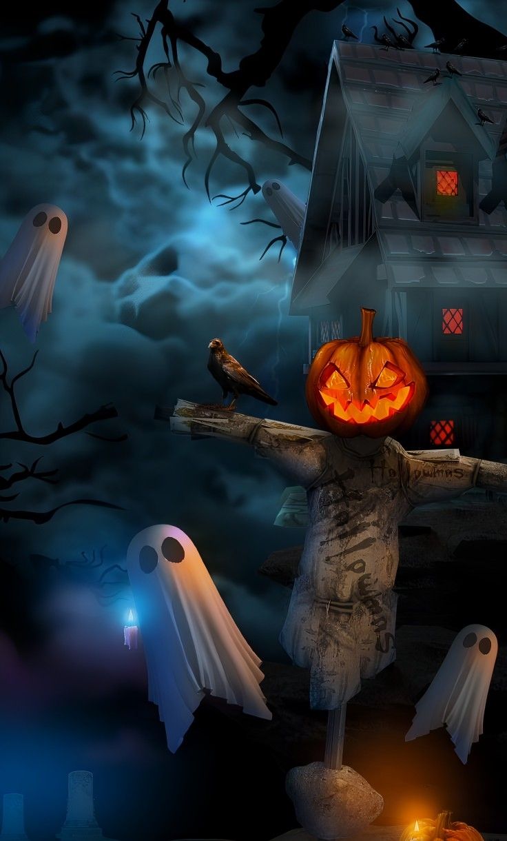 Wallpaper. Scary halloween image, Halloween wallpaper cute, Happy halloween picture