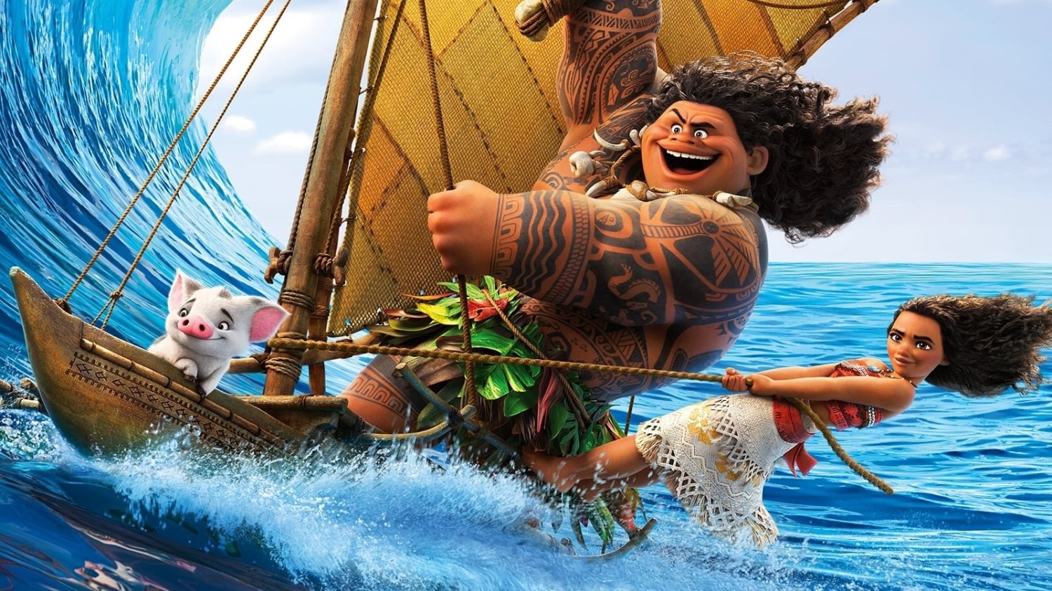 MOANA Set Photo Reveal First Look At Dwayne The Rock Johnson As Live Action Maui