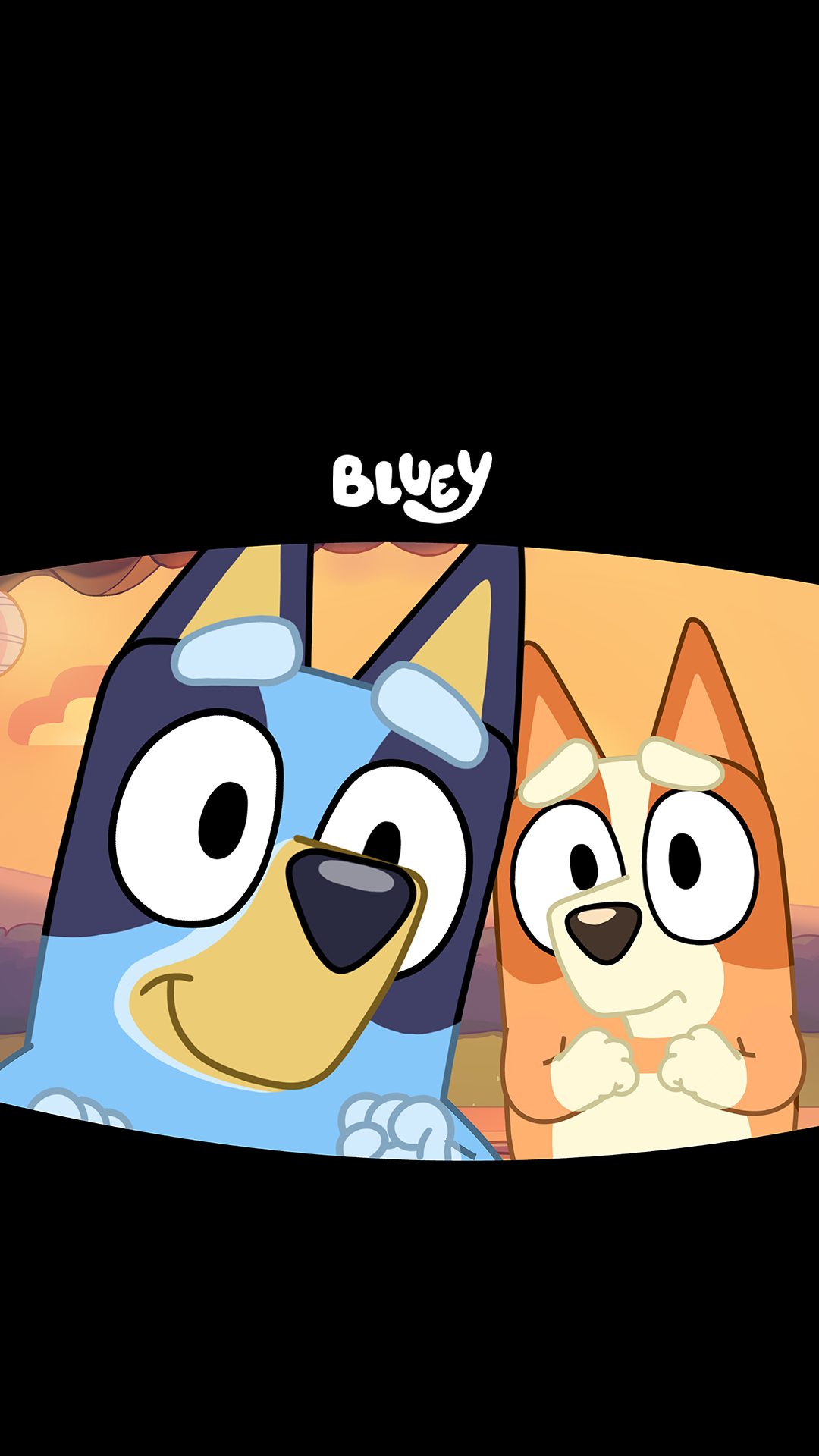 Free Bluey phone wallpaper: Halloween scare png picture